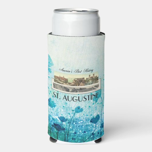 Rafraîchisseur Pour Canette Slim ABH St. Augustine (Seltzer Recto)