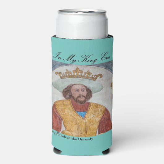 Rafraîchisseur Pour Canette Slim AEthelred the Unready (Seltzer Recto)