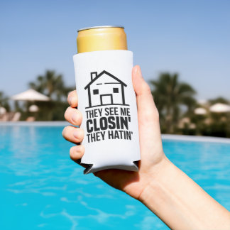 Rafraîchisseur Pour Canette Slim Agent Immobilier Ils Me Voient Fermer Valise Réali