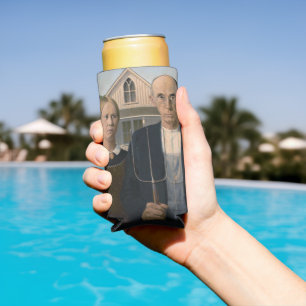 Rafraîchisseur Pour Canette Slim American Gothic : Vie rurale pauvre paysan