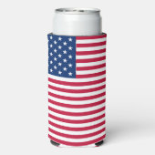 Rafraîchisseur Pour Canette Slim American USA Flag Pride Design-76353 (Seltzer Verso)
