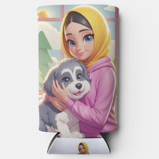 Rafraîchisseur Pour Canette Slim Amoureux des chiens