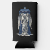 Rafraîchisseur Pour Canette Slim Angle de plaie avec boîte de police bleue 1 (Verso)