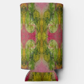 Rafraîchisseur Pour Canette Slim Aquarelle Et Encre Art Impressionniste Abstrait (Verso)