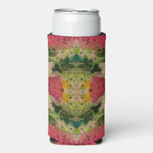 Rafraîchisseur Pour Canette Slim Aquarelle Et Encre Impressionnisme Abstrait Art