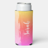 Rafraîchisseur Pour Canette Slim Aquarelle Rainbow Bachelorh Bash (Seltzer Verso)