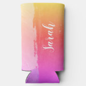 Rafraîchisseur Pour Canette Slim Aquarelle Rainbow Bachelorh Bash (Verso)