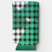 Rafraîchisseur Pour Canette Slim Arlequin Triangle Vert (Recto)