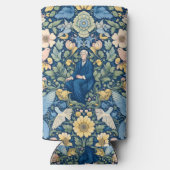 Rafraîchisseur Pour Canette Slim Art Morris aux fleurs (Verso)