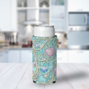 Rafraîchisseur Pour Canette Slim Art Nouveau Monogrammé Fantaisiste
