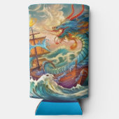 Rafraîchisseur Pour Canette Slim Artsy Dragon (Verso)