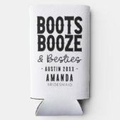 Rafraîchisseur Pour Canette Slim Austin Bachelorette Boot Boze Besoins Custom (Verso)