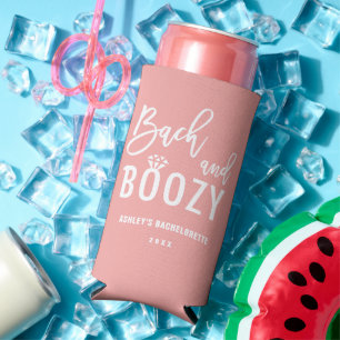 Rafraîchisseur Pour Canette Slim Bach et Boozy Bachelorette Fête de la Mariée Favor
