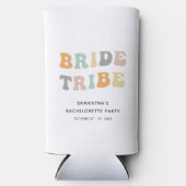 Rafraîchisseur Pour Canette Slim Bachelorette Fête des mariées Retro Disco (Recto)