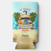 Rafraîchisseur Pour Canette Slim Bar Tiki de plage Slim (Verso)