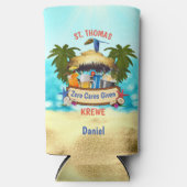 Rafraîchisseur Pour Canette Slim Bar Tiki de plage Slim (Recto)