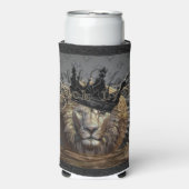 Rafraîchisseur Pour Canette Slim Basse Black Lyon (Seltzer Recto)