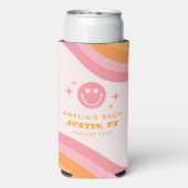 Rafraîchisseur Pour Canette Slim Bazed & Engagé Super rose & orange (Seltzer Verso)