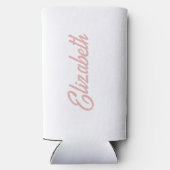 Rafraîchisseur Pour Canette Slim Beach Bacheloré Party rose (Verso)