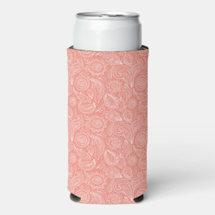 Rafraîchisseur Pour Canette Slim Belle vintage florale paisley motif