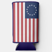 Rafraîchisseur Pour Canette Slim Betsy Ross Flag Design Thin Can Cooler (Recto)