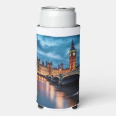 Rafraîchisseur Pour Canette Slim Big Ben, Londres. (Seltzer Recto)