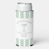 Rafraîchisseur Pour Canette Slim Bikinis & Martinis Bachelorette (Seltzer Verso)