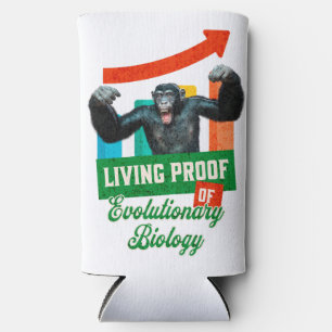 Rafraîchisseur Pour Canette Slim Biologie de l'évolution Humour des primates