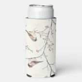 Rafraîchisseur Pour Canette Slim Birds in Tree Christmas (Seltzer Verso)