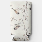 Rafraîchisseur Pour Canette Slim Birds in Tree Christmas (Verso)