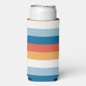 Rafraîchisseur Pour Canette Slim Bleu Uniforme (Seltzer Recto)