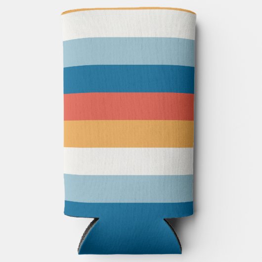 Rafraîchisseur Pour Canette Slim Bleu Uniforme (Recto)