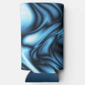 Rafraîchisseur Pour Canette Slim Blue Silk wave (Verso)