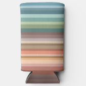 Rafraîchisseur Pour Canette Slim Boho Moderne Chic Rayures  (Recto)