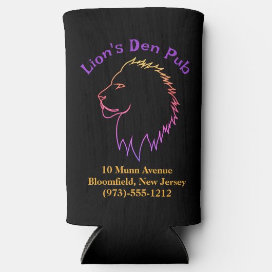 Rafraîchisseur Pour Canette Slim Boisson de promotion commerciale (Recto)