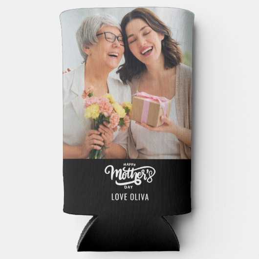 Rafraîchisseur Pour Canette Slim Bonne fête des mères (Recto)