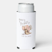 Rafraîchisseur Pour Canette Slim Boots et bubbly Seltzer Can Cooler (Seltzer Recto)