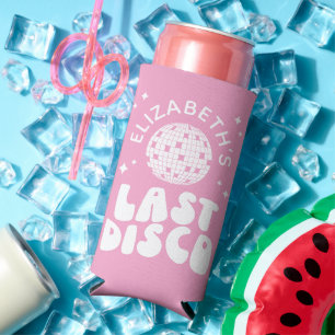 Rafraîchisseur Pour Canette Slim Boule Disco Dernière Disco Personnalisée