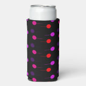 Rafraîchisseur Pour Canette Slim Boule et ligne en noir (Seltzer Recto)