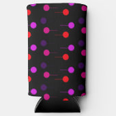 Rafraîchisseur Pour Canette Slim Boule et ligne en noir (Recto)