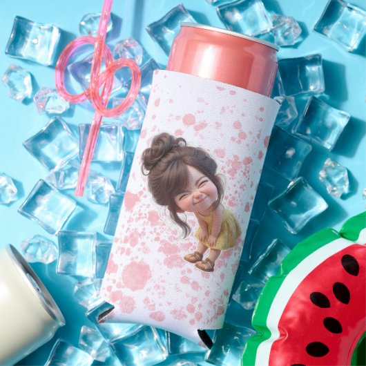 Rafraîchisseur Pour Canette Slim Bouteille d'eau (Été in situ)