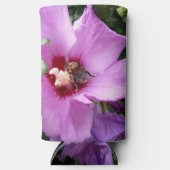 Rafraîchisseur Pour Canette Slim Bumblebebe sur la fleur d'Hibiscus (Recto)