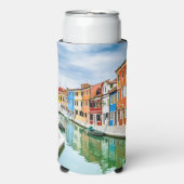 Rafraîchisseur Pour Canette Slim Burano, Italie (Seltzer Recto)