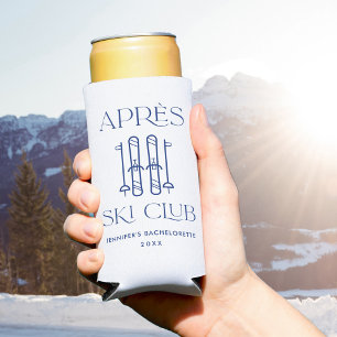 Rafraîchisseur Pour Canette Slim Cadeau de fête de Bachelorette d'hiver du Club de