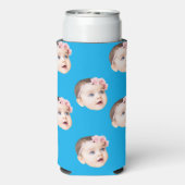 Rafraîchisseur Pour Canette Slim cadeaux photo personnalisés anniversaire drôle cél (Seltzer Verso)