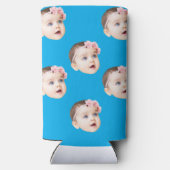 Rafraîchisseur Pour Canette Slim cadeaux photo personnalisés anniversaire drôle cél (Verso)