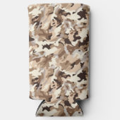Rafraîchisseur Pour Canette Slim Camo Can Cooler-Desert (Recto)