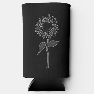 Rafraîchisseur Pour Canette Slim Can Cooler joli design de fleur