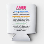 Rafraîchisseur Pour Canette Slim Can Cooler Shark Aries Zodiac AW (Dos)