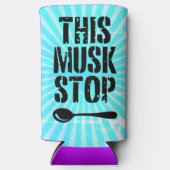 Rafraîchisseur Pour Canette Slim Ce crayon Musk Stop | Spoon Meme libéral (Recto)